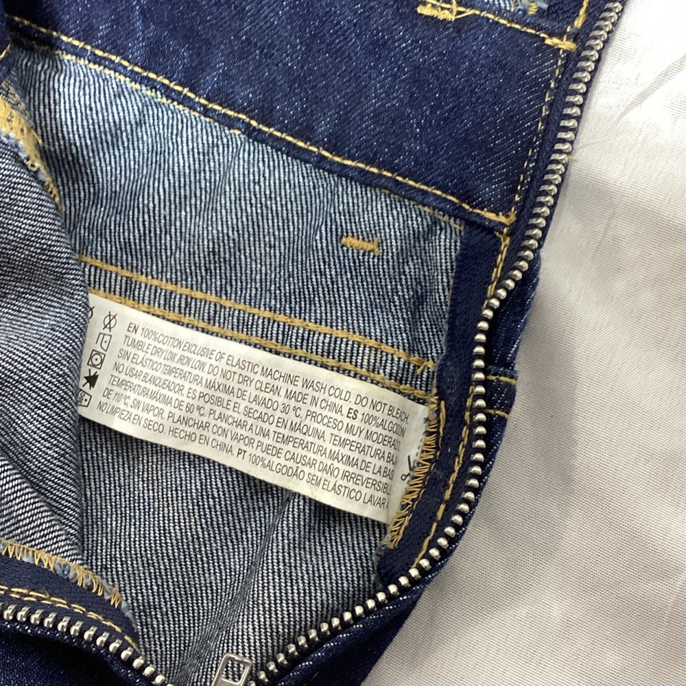 NWT Forever 21 Dark Blue Strapless Denim Jumpsuit - Picture 10 of 13
